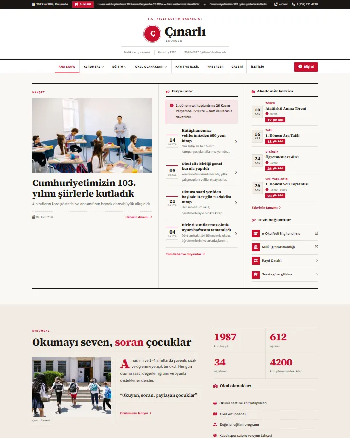Tema 03 – Bülten tasarım önizlemesi