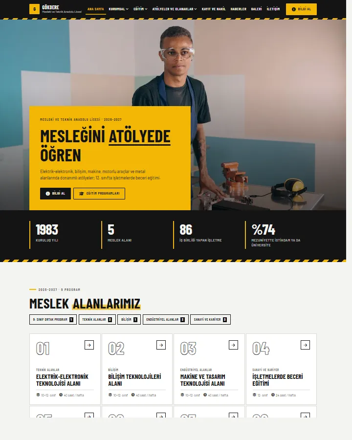 Tema 07 – Atölye tasarım önizlemesi