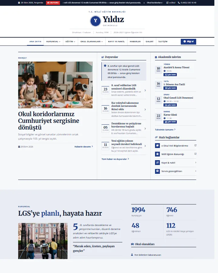 Tema 13 – Bülten tasarım önizlemesi